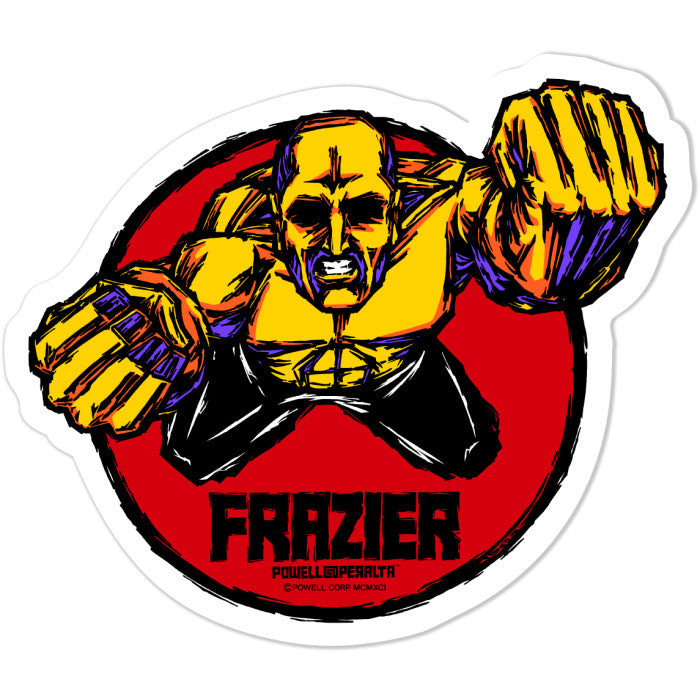 Powell Mike Frazier Yellow Man Sticker