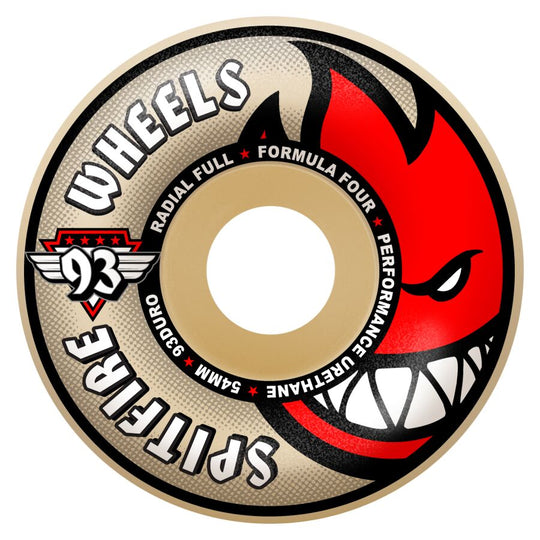 Spitfire Formula Four Radial Full 54MM 93D (Set of 4)