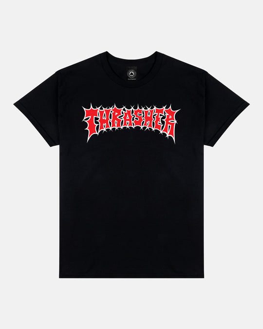 Thrasher Spikey Black Tee
