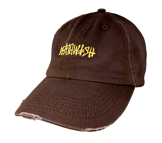 Deathwish Manny Dad Hat Brown