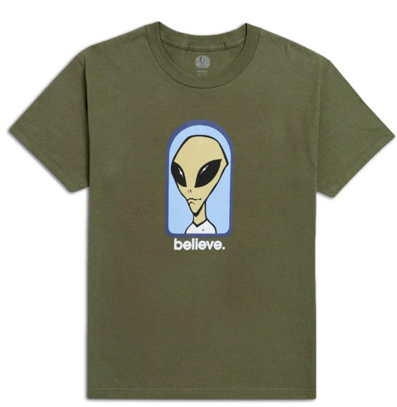 Alien Workshop Believe Fatigue Green Tee