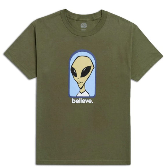 Alien Workshop Believe Fatigue Green Tee