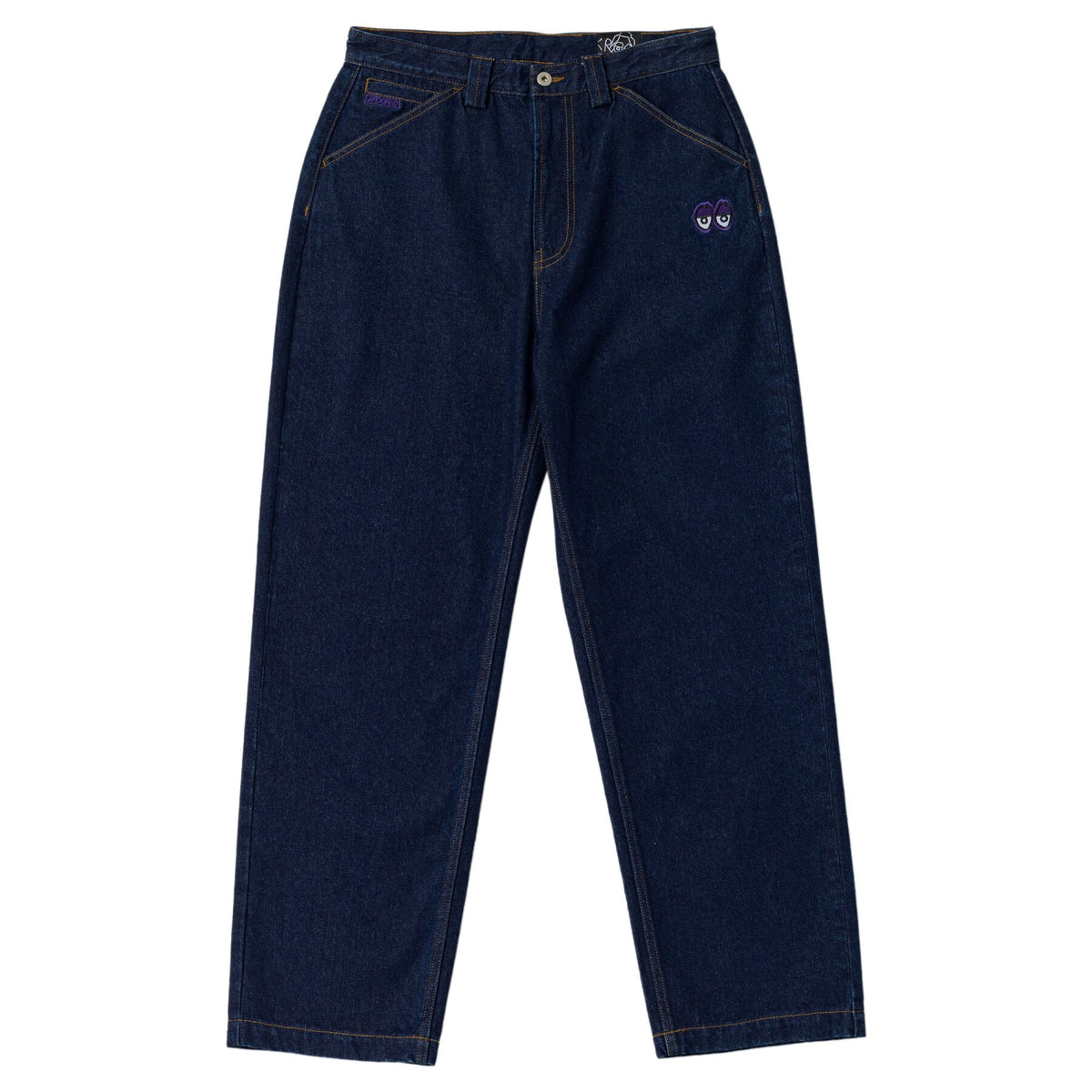 Krooked Eyes Denim Twill Dark Rinse Pants