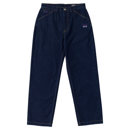 Krooked Eyes Denim Twill Dark Rinse Pants
