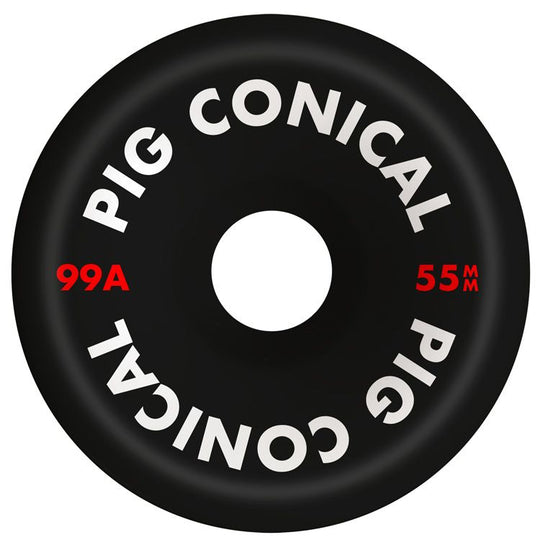 Pig Conical 55MM 99A Black (Set of 4)