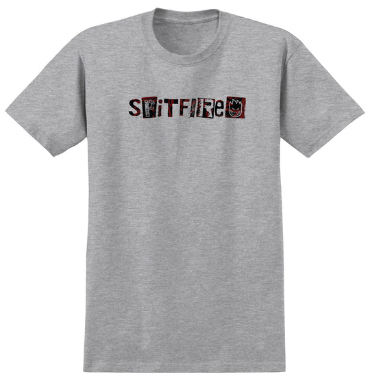 Spitfire Ransom Fill Heather Grey Tee