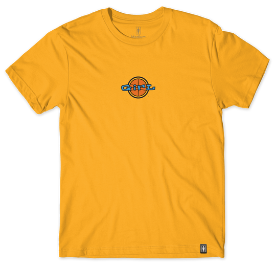 Girl Full Court Gold Tee