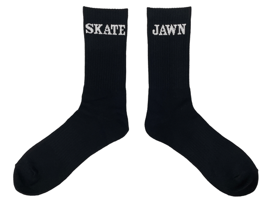 Skate Jawn Logo Socks Black
