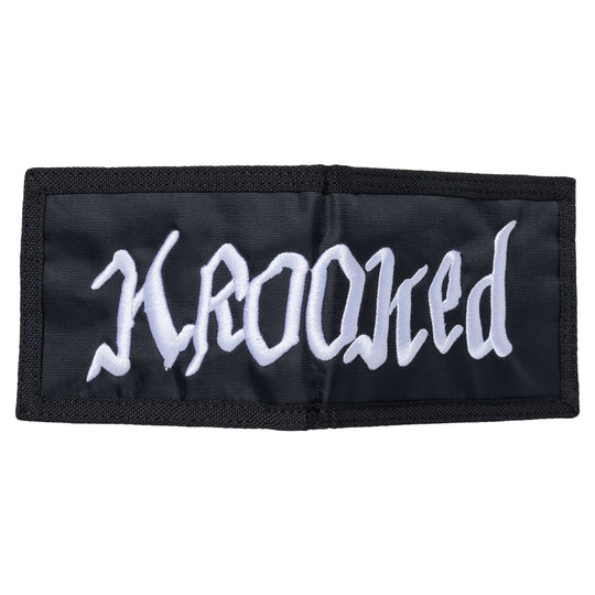 Krooked Double Ok Bifold Wallet Black
