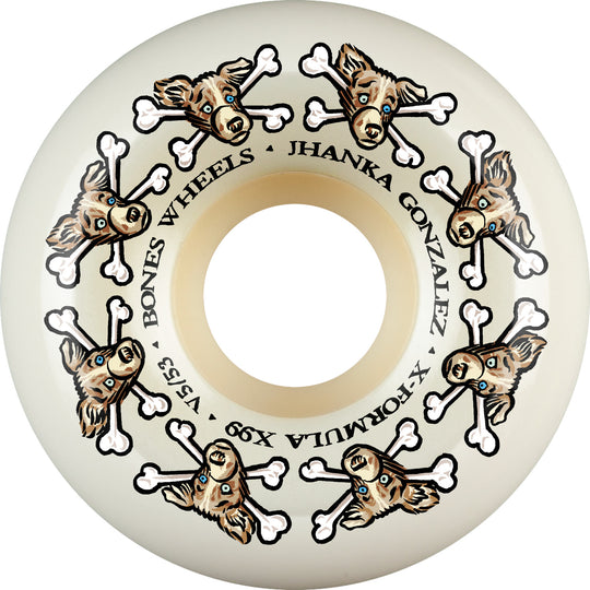 Bones X-Formula Jhanka Vato Dogs V5 Sidecuts 53MM 99A (Set of 4)