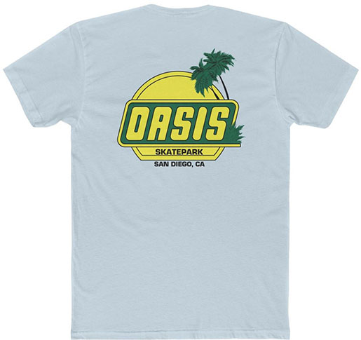45 RPM Vintage Oasis Skatepark Blue Tee