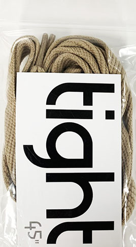 Tight Laces Flat 45" Beige