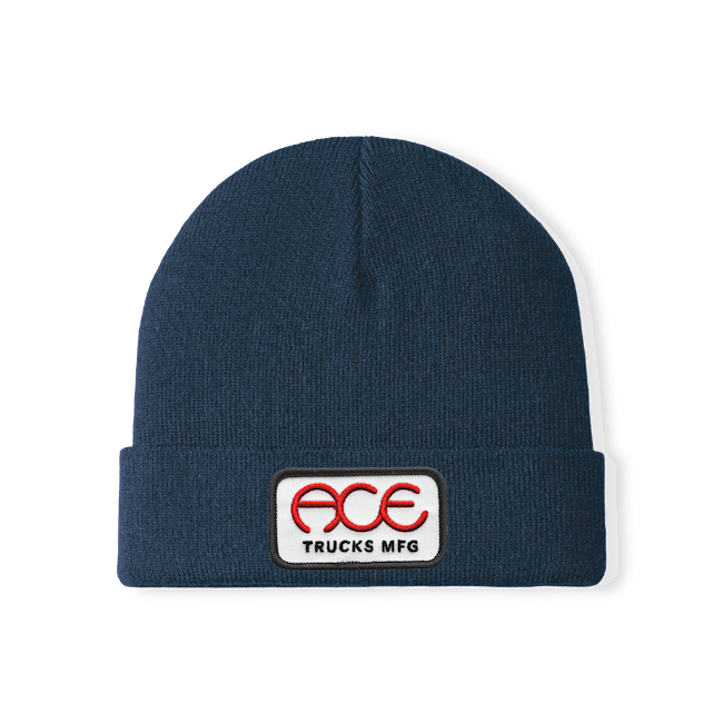 Ace Rings Beanie Navy