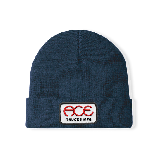 Ace Rings Beanie Navy