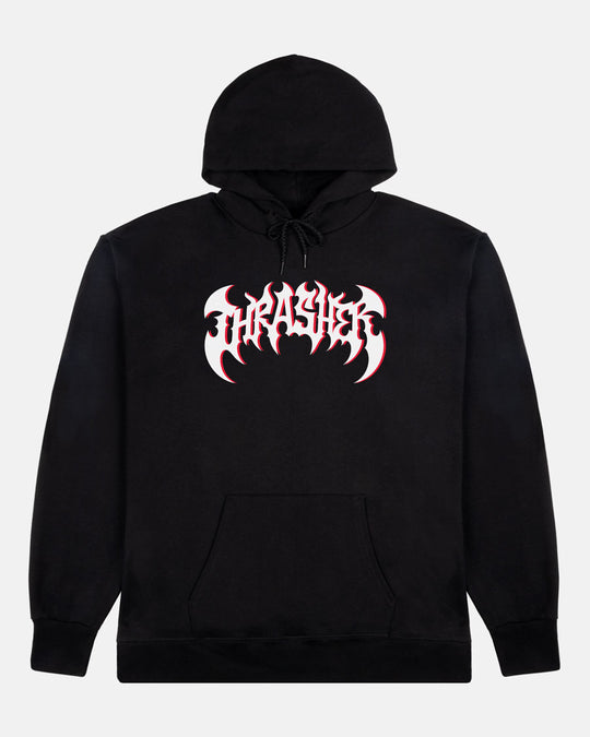 Thrasher Heavy Metal Hoodie Black