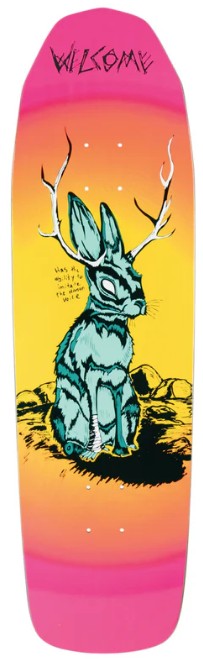 Welcome Jackalope On Basilisk Shaped Deck 8.80 X 32.50