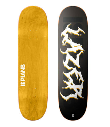 Plan B Lazer Crawford Metal Glow Ink Deck 8.25