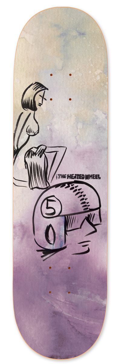 The Heated Wheel Team Number 5 Deck 8.25