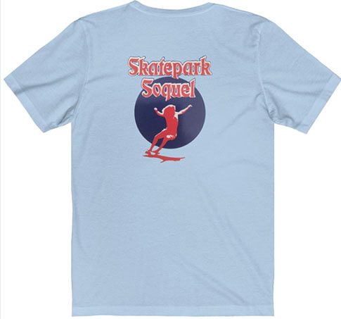 45 RPM Vintage Soquel Skatepark Light Blue Tee