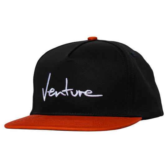 Venture Basic 92 Snapback Hat Black/Red