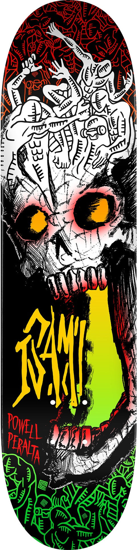 Powell Isamu Yamamoto Skull Deck 8.0