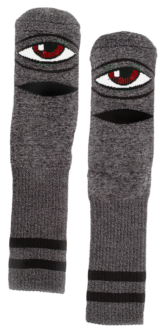 Toy Machine Heather Sect Eye Socks Black