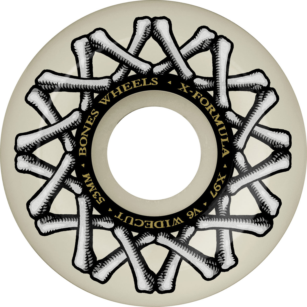 Bones X-Formula XF Widecuts V6 53MM 97A (Set of 4)