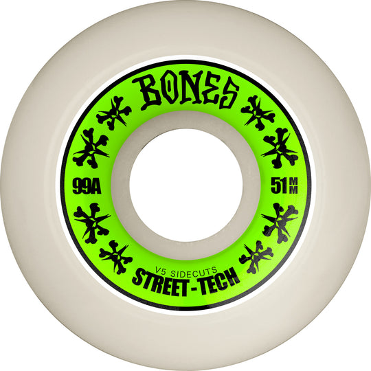 Bones STF Sidecuts V5 51MM 99A (SET Of 4)