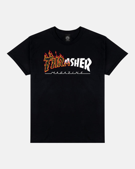 Thrasher Ignite Black Tee