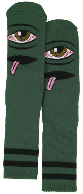 Toy Machine Bloodshot Eye Socks Forest