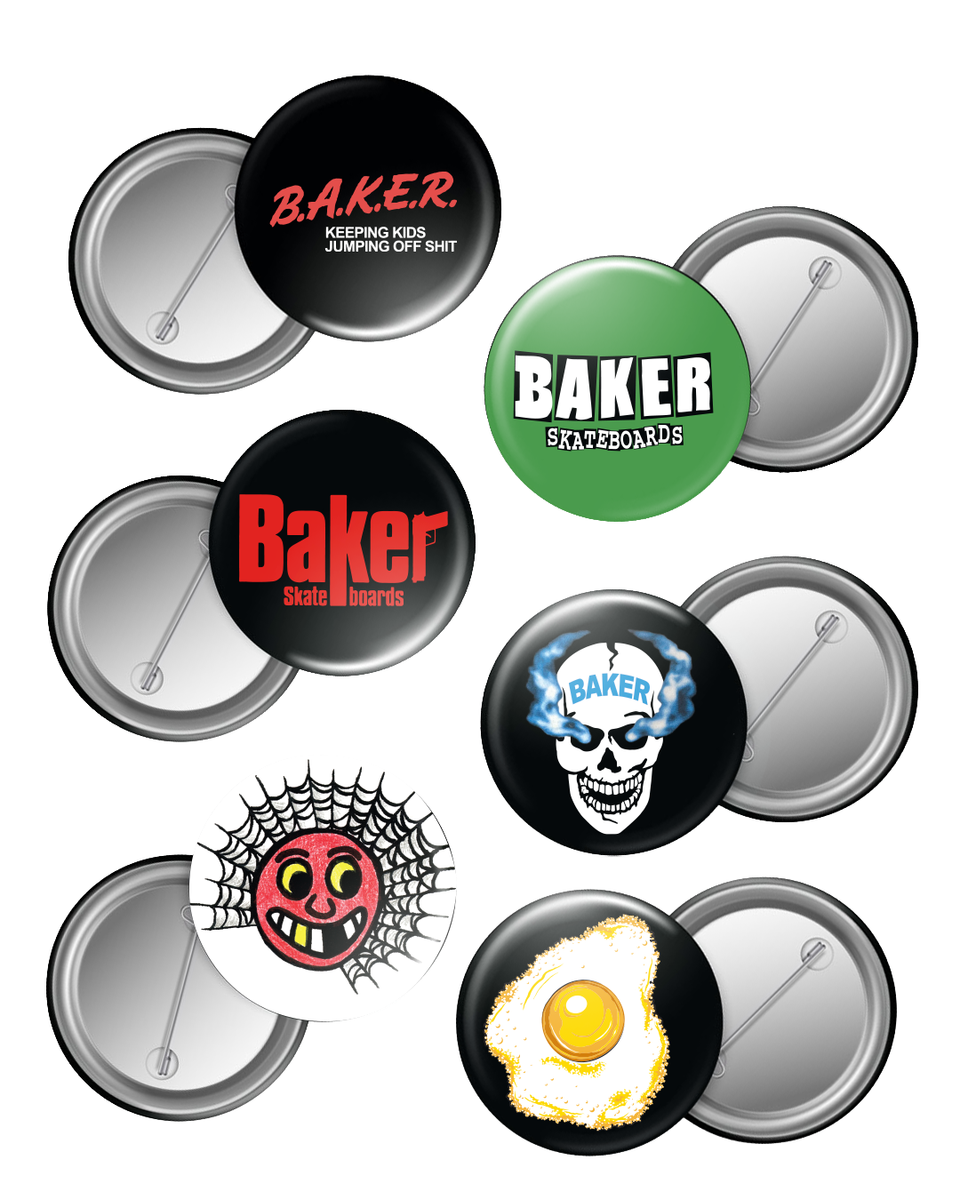 Baker Any Questions Button 6PK