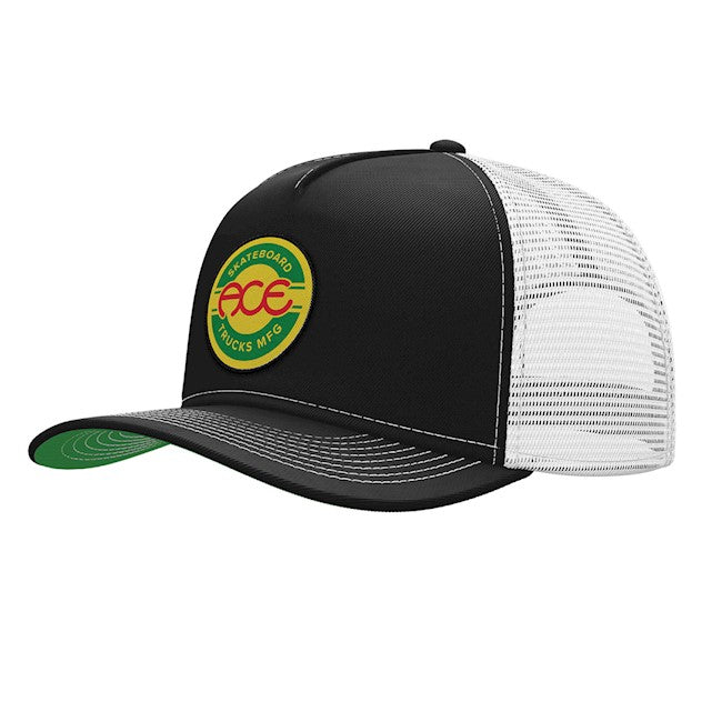 Ace Rasta Seal Trucker Hat Black