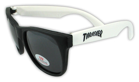 Thrasher Logo Sunglasses White