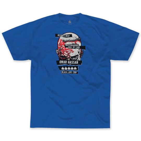 Black Label Omar Hassan Never Stop Shof Royal Blue Tee