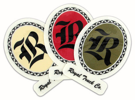 Royal Old English R Sticker