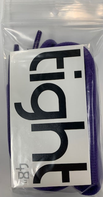 Tight Laces Oval 48" Purple