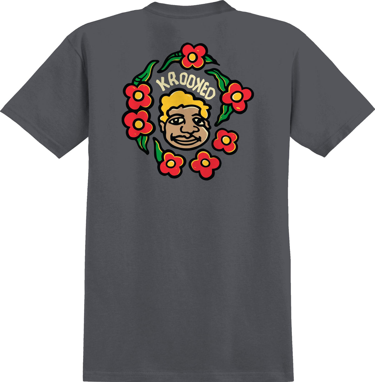 Krooked Mg Charcoal Tee