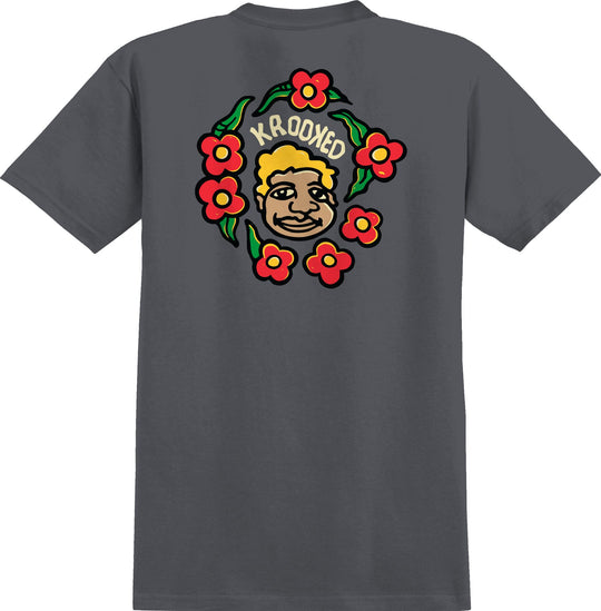 Krooked Mg Charcoal Tee