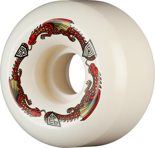 Powell Dragon Formula Red Ratbones II Shape 58MM X 33MM 93A (Set of 4)