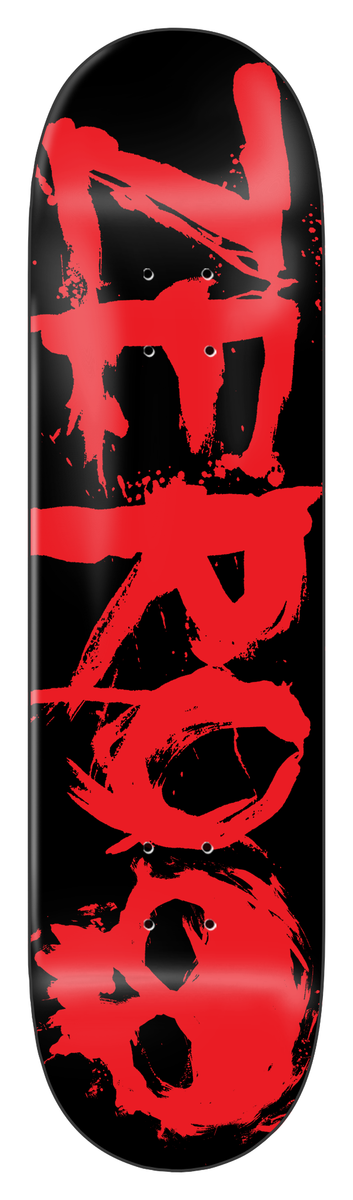 Zero Team Blood Text Deck 8.25