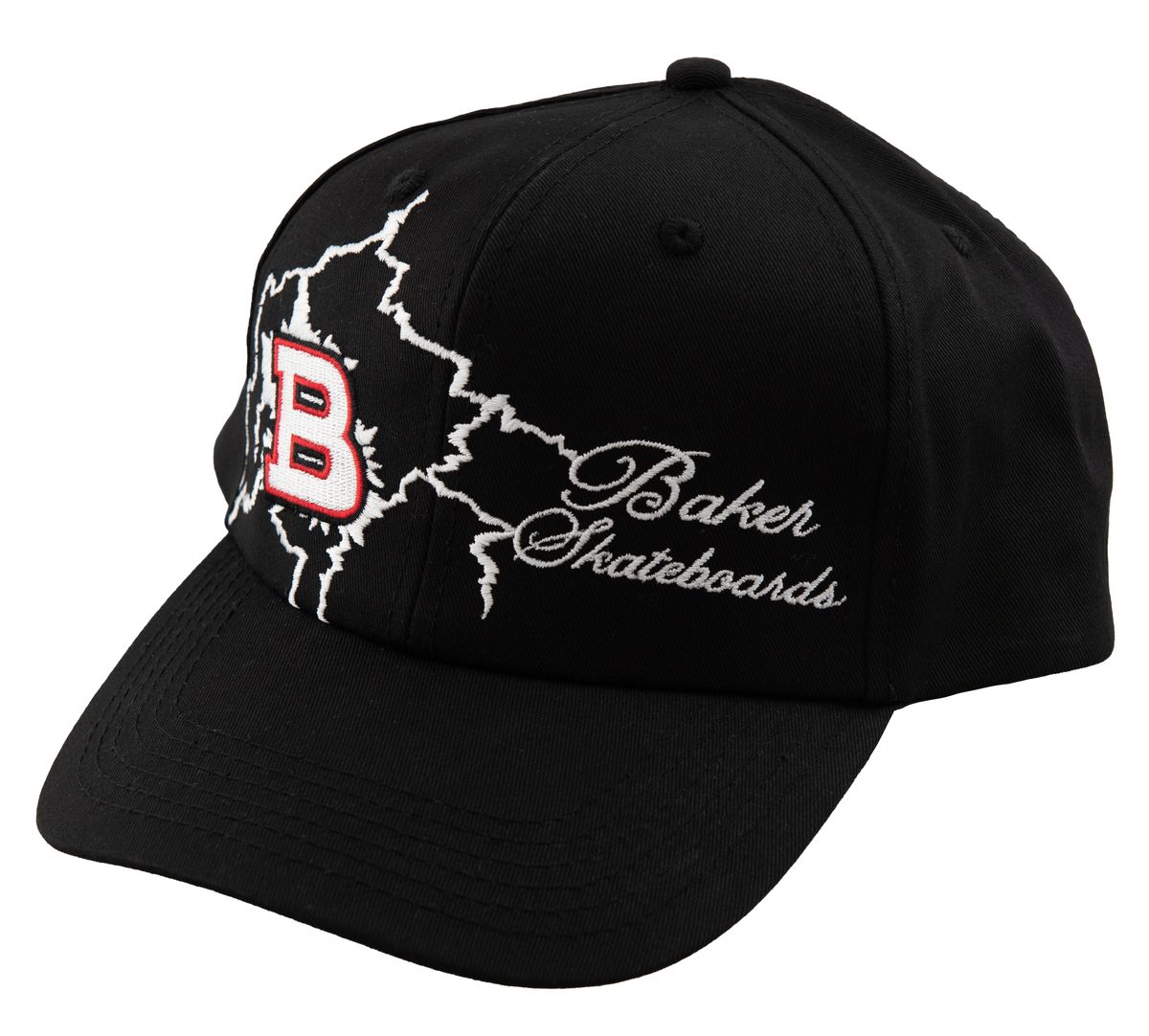 Baker Electrified B Snapback Hat Black