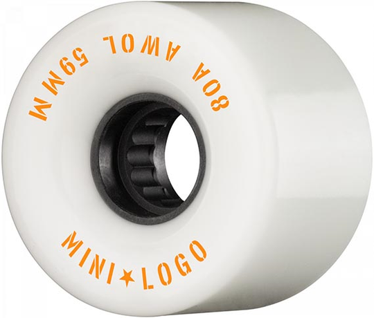 Mini-Logo A.w.o.l. White 59MM 80A (Set of 4)