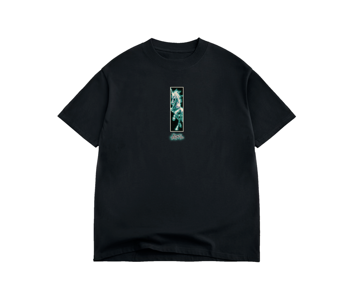 April Uni Black Tee