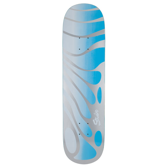 Studio Team Organic Plus Silver/Blue Fade Deck 8.375
