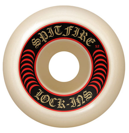 Spitfire Formula Four Lock Ins 52MM 101D (Set of 4)