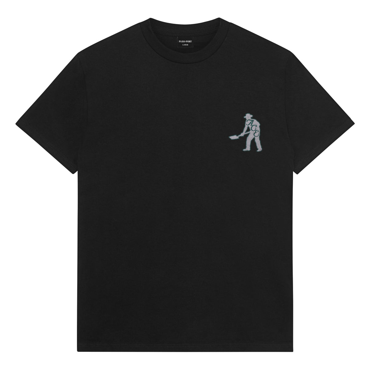 Ace X Pass~port & Spade Black Tee