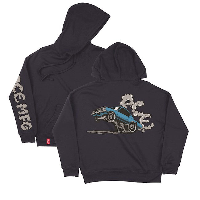 Ace Burnout Navy Hoodie