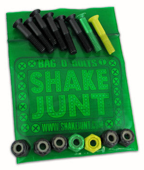 Shake Junt Bag-O-Bolts 1 GRN/1 YLW/6 Blk Hardware Phillips 7/8"