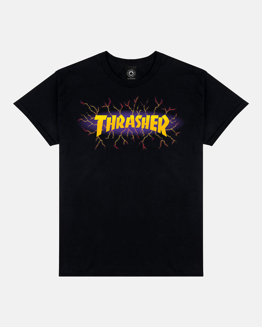 Thrasher Lightning Black Tee
