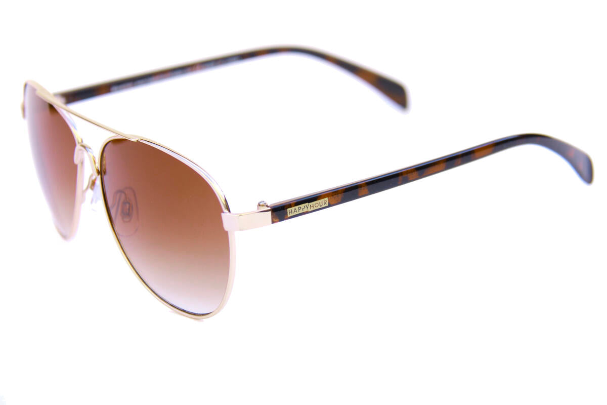 Happy Hour Maverick Tortoise Bombers Sunglasses